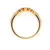 tiara shaped stackable wedding band in 14 karat yellow gold 0.30 cts t.w.