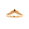 tiara shaped stackable wedding band in 14 karat yellow gold 0.30 cts t.w.