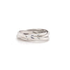 memoire 3 rolling ring comfort fit wedding band 18karat white gold