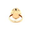 asba collection natural australian light opal diamond halo ring in 14k yellow gold