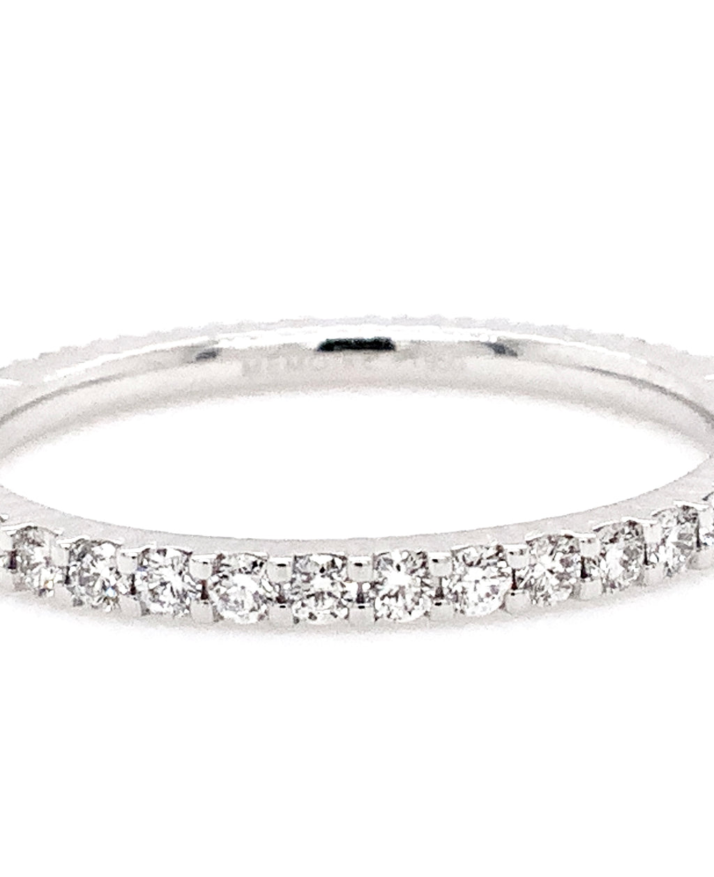 Memoire Petite Prong Collection Eternity Diamond 0.50 ct. Band in Platinum - Image 4 of 4