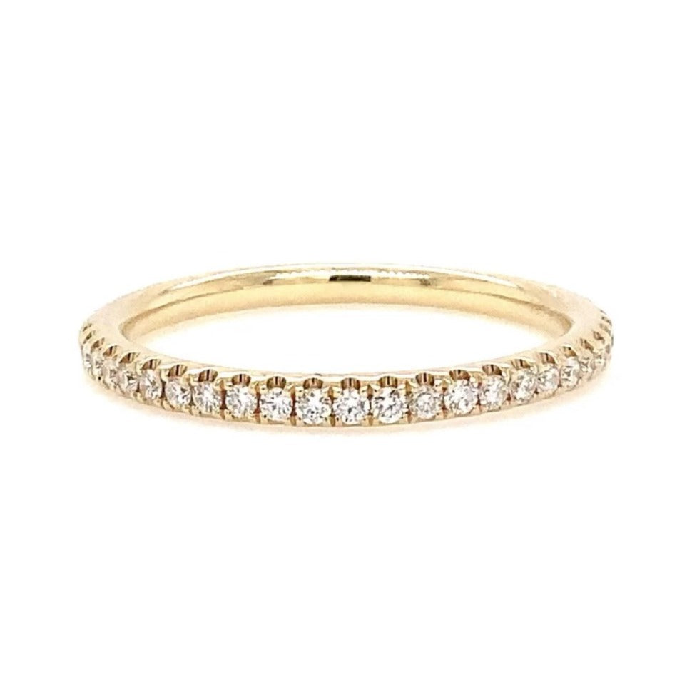 Memoire Margarita Collection Diamond Stackable Band 0.17ctw 14k Yellow Gold - Image 1 of 4