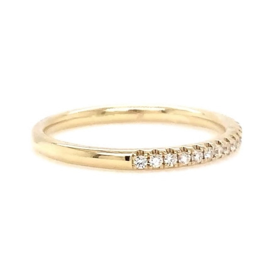 Memoire Margarita Collection Diamond Stackable Band 0.17ctw 14k Yellow Gold - Image 2 of 4
