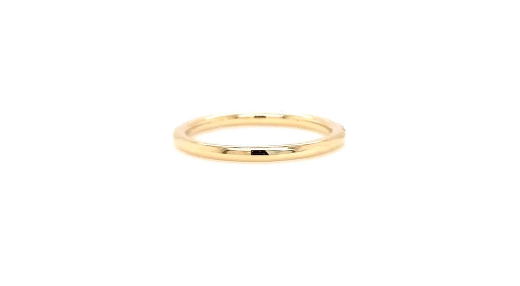 Memoire Margarita Collection Diamond Stackable Band 0.17ctw 14k Yellow Gold - Image 3 of 4