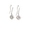 brilliant cut star 129 diamond drop earrings 5.34 cts tw 18 kt white gold