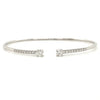 A Link Diamond Flexible Cuff Brilliant Cut Diamonds 0.48 ctw 18K White Gold - Image 2 of 6