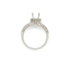diamond semi mounting 18 kt white gold 0.36 ctw