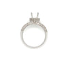 diamond semi mounting 18 kt white gold 0.36 ctw
