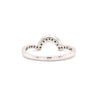 diamond halo semi mounting wedding set diamonds  0.95ctw 14 karat white gold