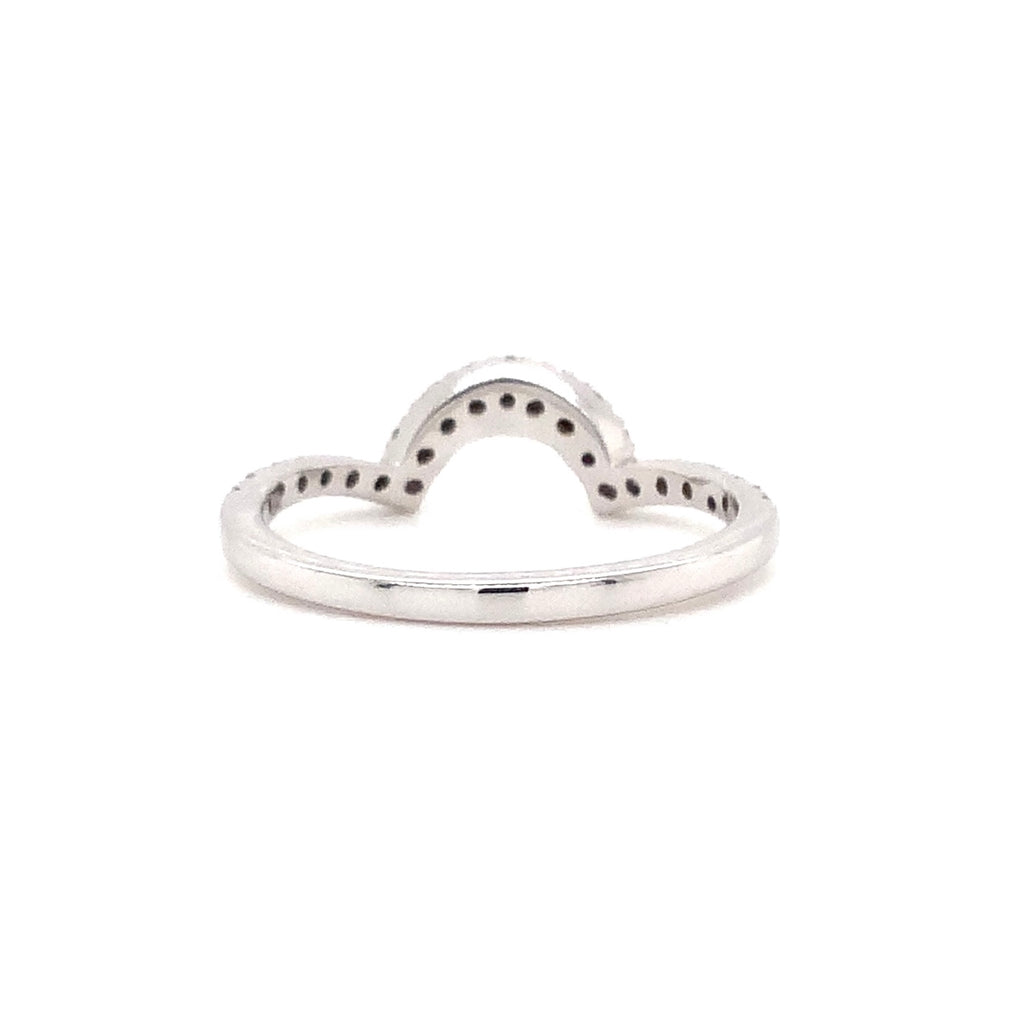diamond halo semi mounting wedding set diamonds  0.95ctw 14 karat white gold