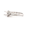 diamond semi mounting 18 kt white gold 0.36 ctw