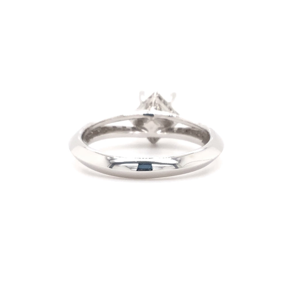 diamond semi mounting 18 kt white gold 0.36 ctw