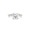 asba collection pave 4 prong round diamond semi mounting 14 kt white gold 0.44 ct t.w.