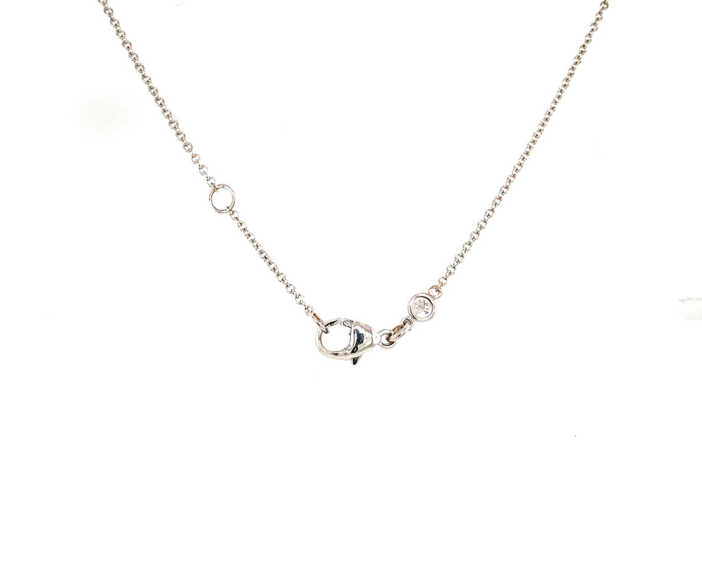 mastoloni pearl pavée diamond lariat with black onyx necklace 18k white gold