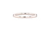 chocolate diamond stackable band in 14 kt white gold.
