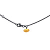 Lika Behar Dylan Bar Necklace 24K Yellow Gold and Oxidized Silver | Blacy's Fine Jewelers