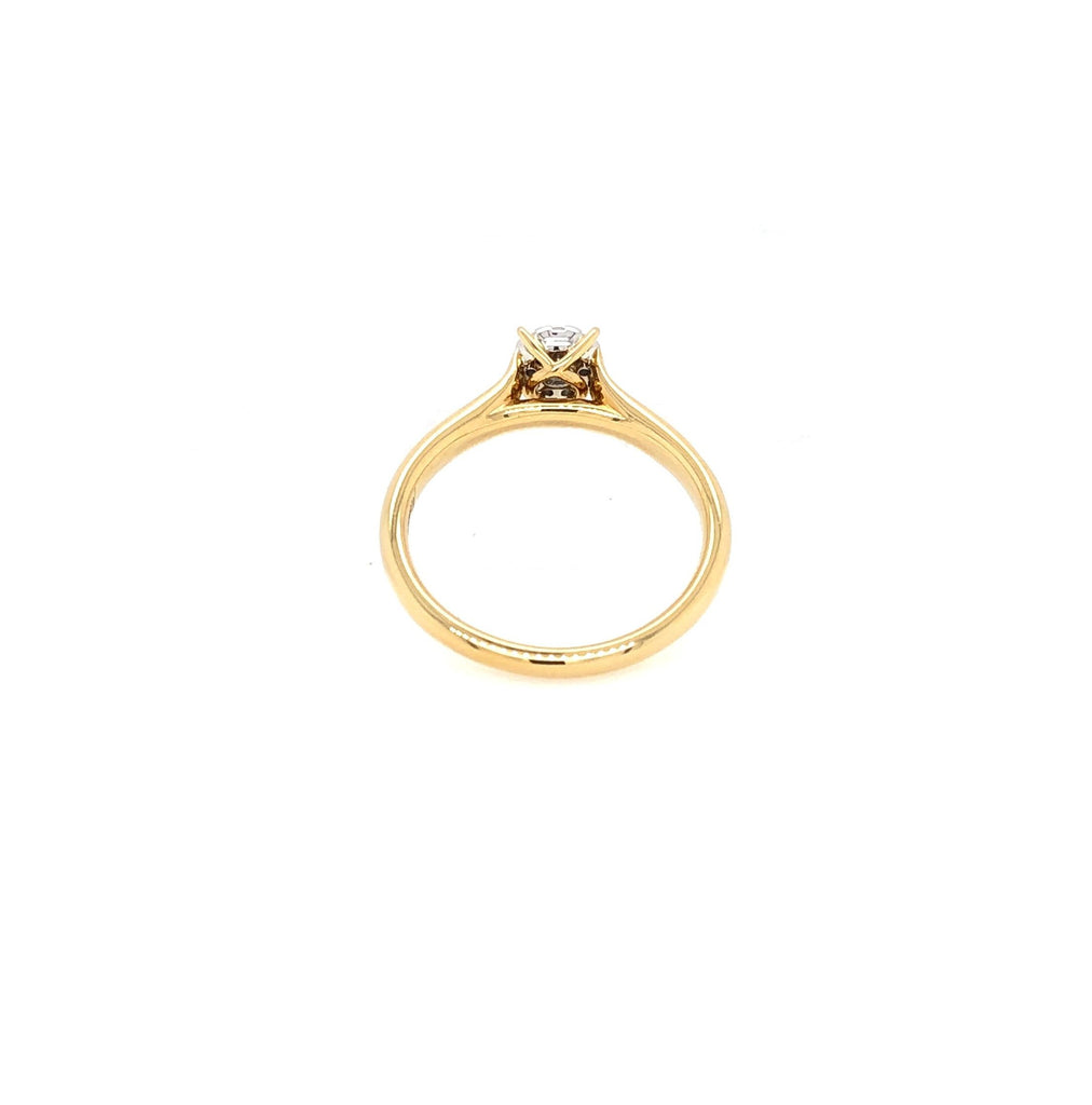 18K Yellow Gold Memoire Bouquet Collection Ring | Blacy's Fine Jewelers