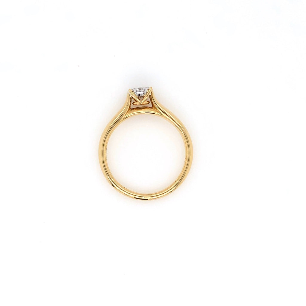18K Yellow Gold Memoire Bouquet Collection Ring | Blacy's Fine Jewelers