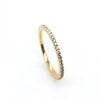 18K Yellow Gold Stackable Eternity Band 49 Diamonds Equals .29 ctw | Blacy's Vault