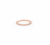 18K Rose Gold Stackable Eternity Band 49 Diamonds Equals .29 ctw | Blacy's Vault