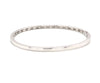 Memoire 18K White Gold Milgrain Hinge Bangle 46 Round Brilliant Diamonds equals .76 ctw | Blacy's Fine Jewelers, Memoire