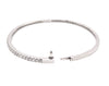 Memoire 18K White Gold Bangle 40 Diamonds Equals 1.07 ctw Bangle Diameter Measures 2.5 Inches | Blacy's Fine Jewelers, Memoire