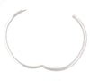 Memoire 18K White Gold Bangle 40 Diamonds Equals 1.07 ctw Bangle Diameter Measures 2.5 Inches | Blacy's Fine Jewelers, Memoire