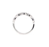 triple diamond marquis stackable band 15 round brilliant cut diamonds 14k white gold
