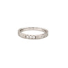 diamond wedding band heavily textured bark finish  0.30 ctw 14k white gold
