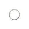 diamond wedding band heavily textured bark finish  0.30 ctw 14k white gold