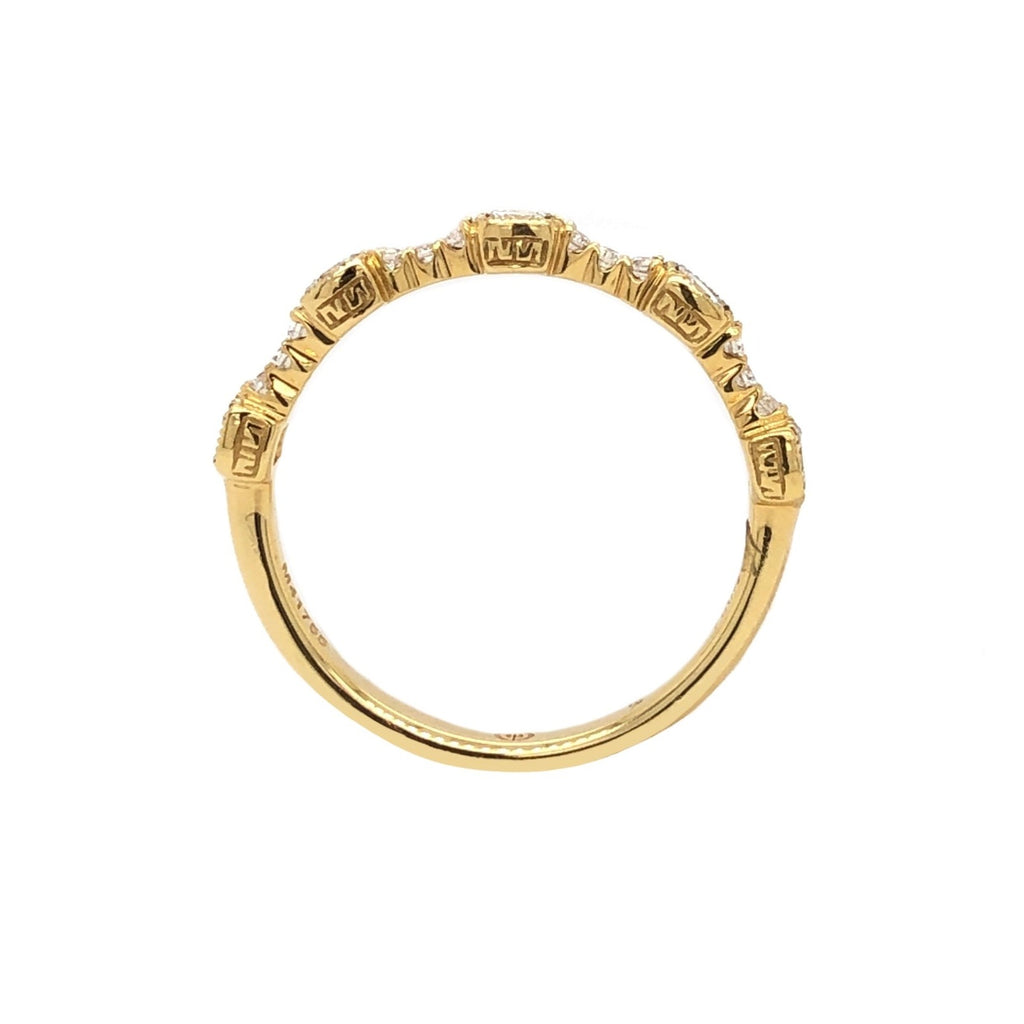 Christopher Designs Stackable Diamond Band 17 Diamonds Equals 0.25ctw 18K Yellow Gold | Blacy's Vault