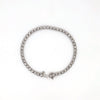 platinum bezel set round 2 carat t.w. brilliant cut diamond tennis bracelet
