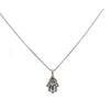 diamond hamsa hand w/ large center diamond ctw 0.20 ctw 18k white gold