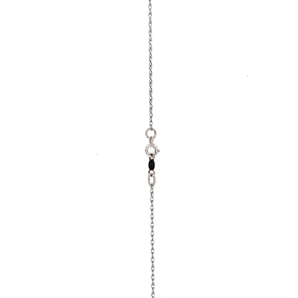 diamond hamsa hand w/ large center diamond ctw 0.20 ctw 18k white gold