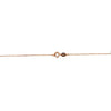 diamond cross pendant made on 14k rose gold 6 round brilliant diamonds 0.36ctw