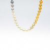 asba collection natural ombre white, gold, grey, and black south sea pearl strand 36"