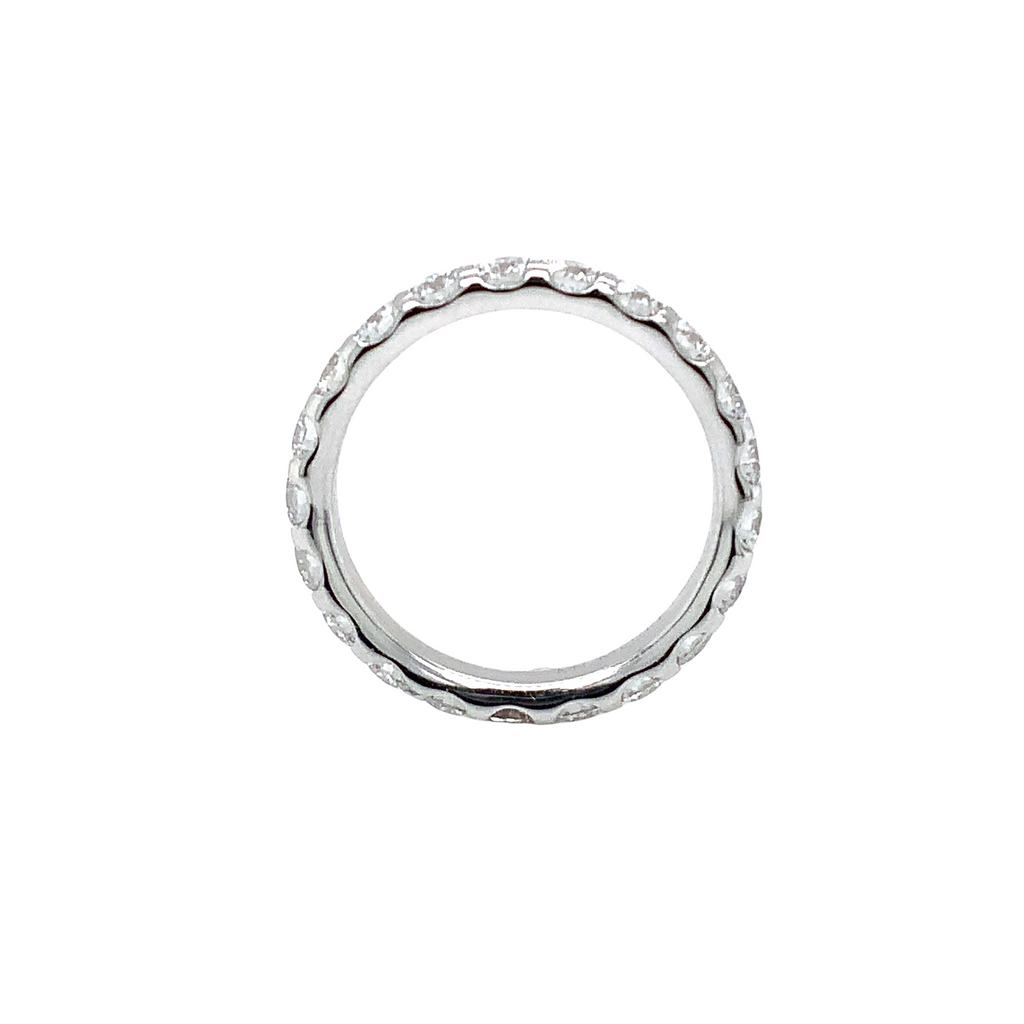 Memoire Odessa Collection Eternity 2.29 cts Diamond Band set in Platinum - Image 3 of 3