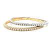 A Link Collection Classic Stretchy Diamond Bracelet 2.53 ct Set in 18K White Gold - Image 3 of 5