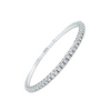 A Link Collection Classic Stretchy Diamond Bracelet 2.53 ct Set in 18K White Gold - Image 1 of 5