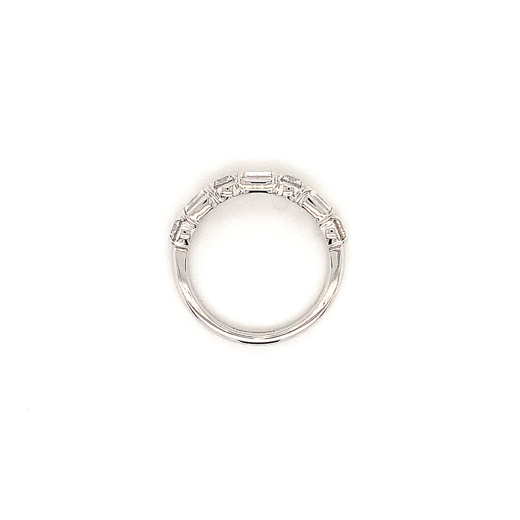 Christopher Designs L'Amour Crisscut®Diamond Band in 18K White Gold - Image 3 of 3