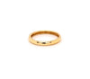 classic stackable wedding band 18k yellow gold 1.5mm