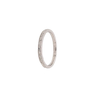 filigree beaded milgrain stackable wedding band 18k white gold 1.7mm wide