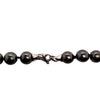 cultured natural black south sea tahitian peacock aaa grade 11 - 13 mm pearl strand 18 inch necklace