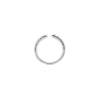 open round brilliant cut diamond stackable band 0.55ctw 14k white gold