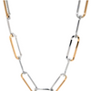 A Link Collection Paper Clip Diamond Chain set in 18Kt Yellow and White Gold - Image 5 of 5