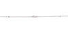 white gold bezel diamond chain necklace 36" long in 14 kt white gold