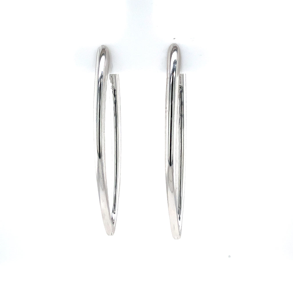 Memoire Imperial Collection Hoop Diamond 2.46 cts.tw. Earring set in 18K  White Gold - Image 3 of 4