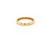 classic stackable wedding band 18k yellow gold 1.5mm