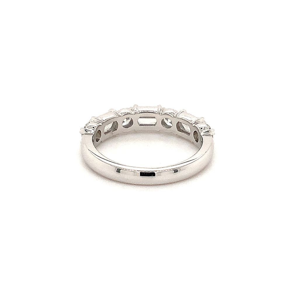 Christopher Designs L'Amour Crisscut®Diamond Band in 18K White Gold - Image 2 of 3