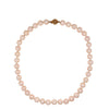 natural south sea pearl necklace 9-9.5mm 18k yellow gold